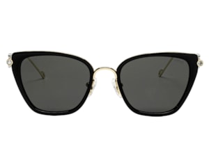 Óculos de Sol F. Sinclair Preto Brilho Polarizado MB1512 C1-50