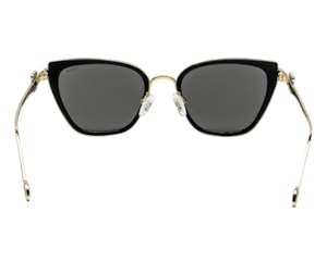 Óculos de Sol F. Sinclair Preto Brilho Polarizado MB1512 C1-50