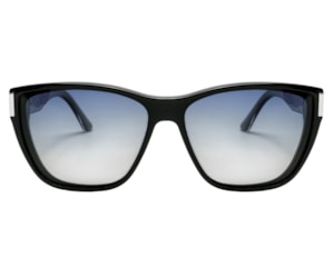 Óculos de Sol F. Sinclair Preto Brilho Polarizado MB1617 C2-61