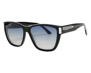 Óculos de Sol F. Sinclair Preto Brilho Polarizado MB1617 C2-61