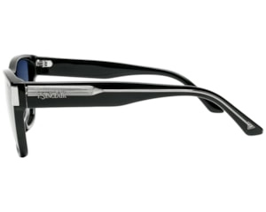 Óculos de Sol F. Sinclair Preto Brilho Polarizado MB1617 C2-61