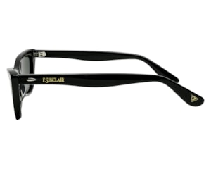 Óculos de Sol F. Sinclair Preto Brilho Polarizado MB1640 C1-54