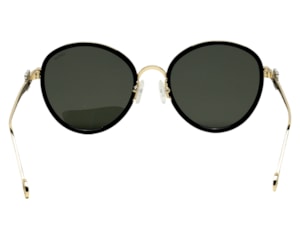 Óculos de Sol F. Sinclair Preto Dourado Polarizado MB1514 C1-54