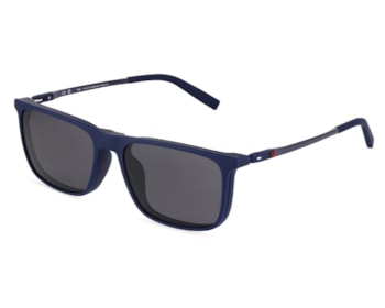 Óculos de Sol Fila Clip On Azul Fosco Polarizado UFIF21 1HLP-56