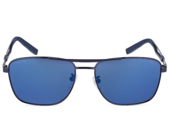 Óculos de Sol Fila Rubber Mania Azul Brilho Polarizado SFID23 SBJP-59