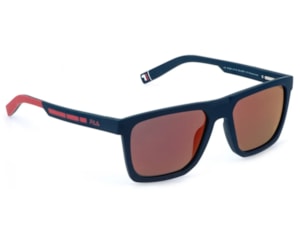 Óculos de Sol Fila Rubber Mania Azul Polarizado SFIB05 6QSP-57