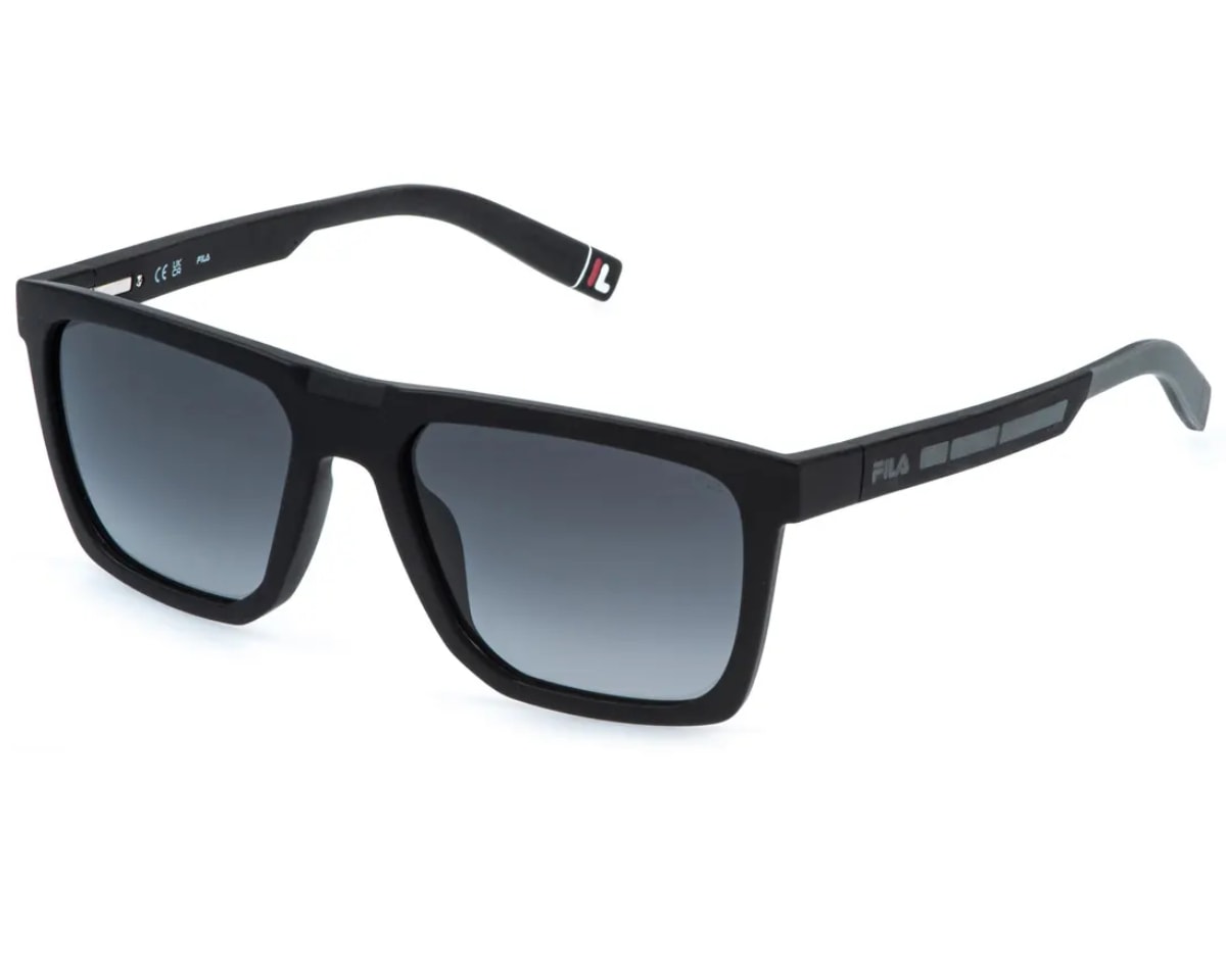 Óculos de Grau Fila Clip On Rubber Mania Preto Fosco Polarizado