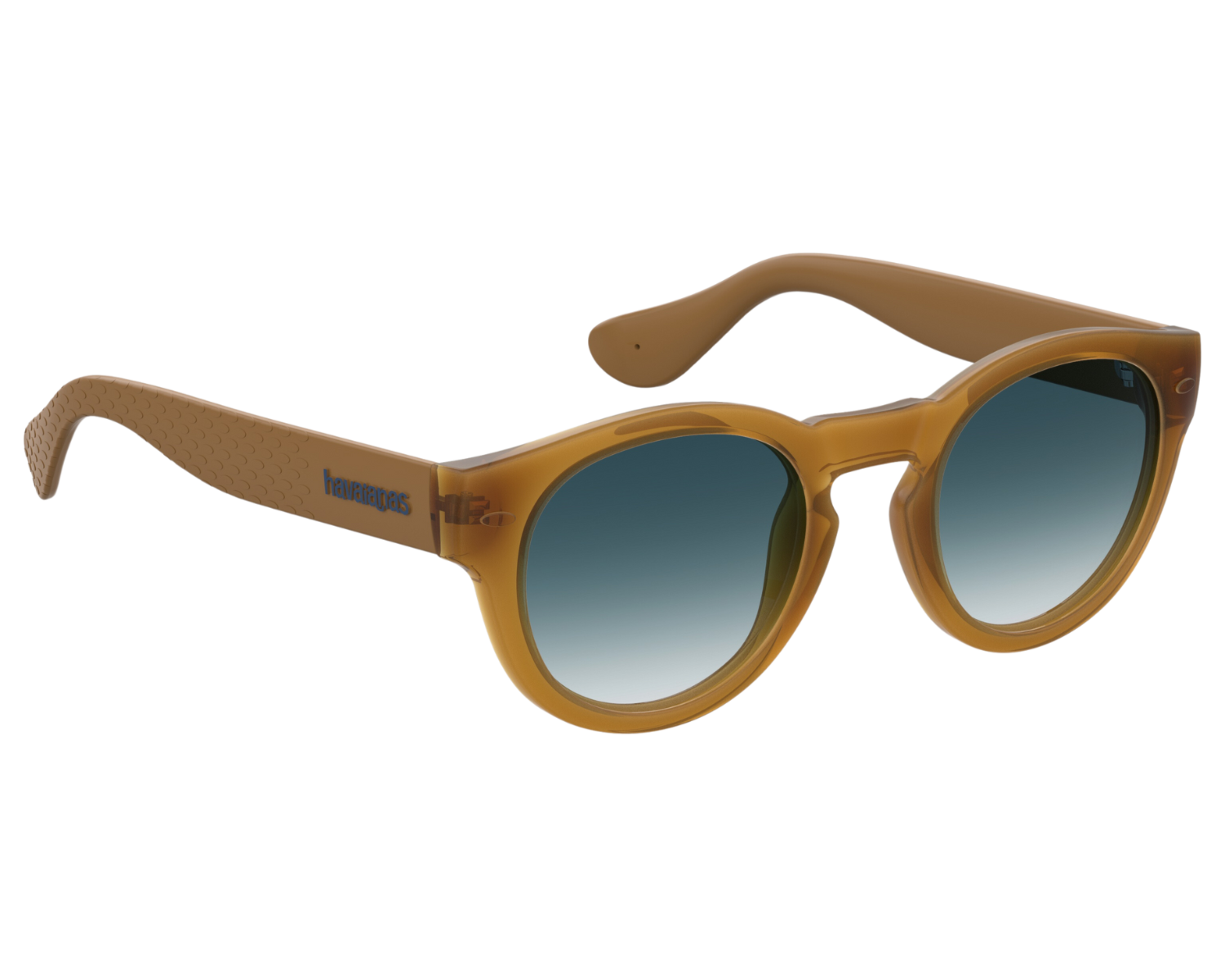 Havaianas TRANCOSO/M Round Polarized Sunglasses in Crystal Peach 49 mm 4 OPTIONS - Polarized World