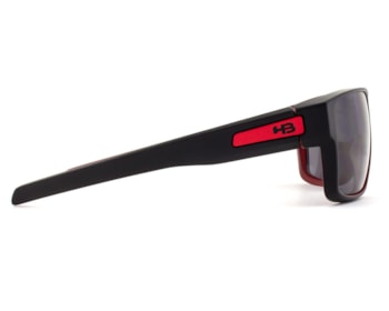 Óculos de Sol HB Big Vert Matte Black On Red Gray