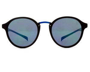 Óculos de Sol HB Brighton Matte Black D. Blue Chrome
