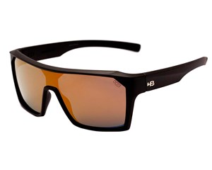 Óculos de Sol HB Carvin 2.0 Matte Black Gold Chrome