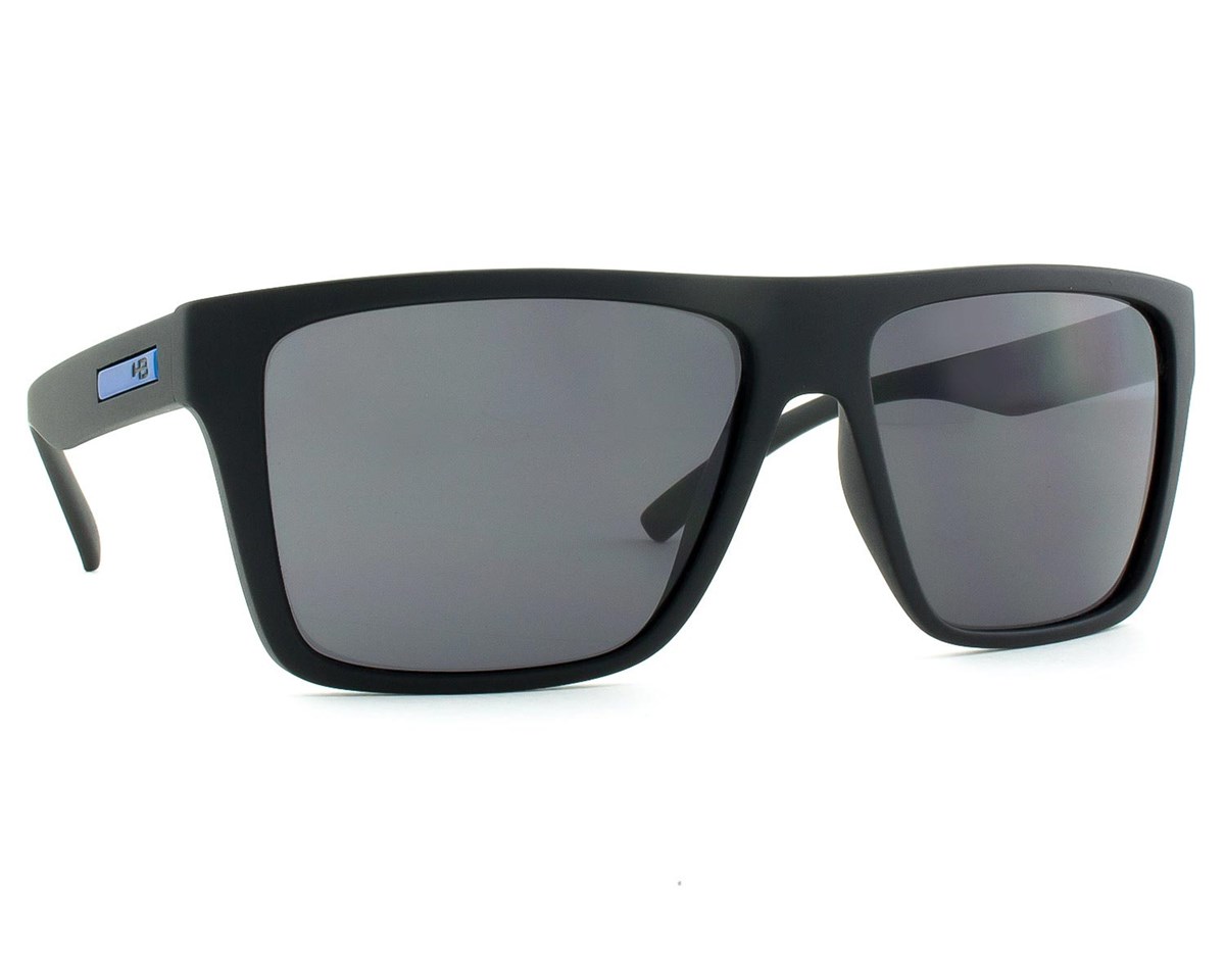 Óculos de Sol HB Floyd Matte Black D. Blue Gray