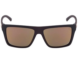 Óculos de Sol HB Floyd Matte Black Espelhado Dourado