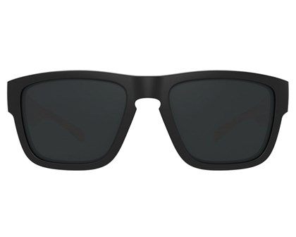 Óculos de Sol HB H-Bold Matte Black Dark Wood Gray Polarized