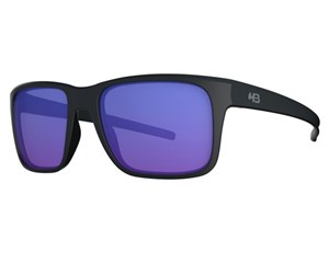 Óculos de Sol HB H-Bomb 2.0 Matte Black Blue Chrome