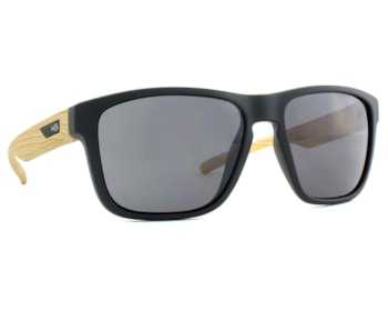Óculos de Sol HB H-Bomb Matte Black Wood Gray