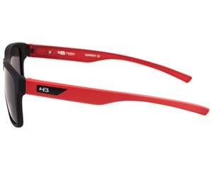 Óculos de Sol HB H-Bomb Teen Matte Black Red Gray