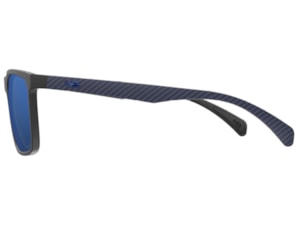 Óculos de Sol HB Iconic Matte Black Blue Print Carbon Fiber Blue Chrome