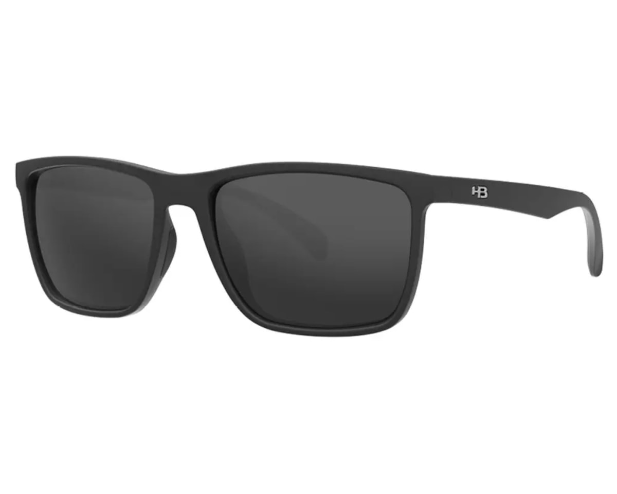 Óculos de Sol HB Iconic Matte Black Polarized Gray