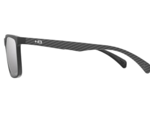 Óculos de Sol HB Iconic Matte Black Print Carbon Fiber Silver