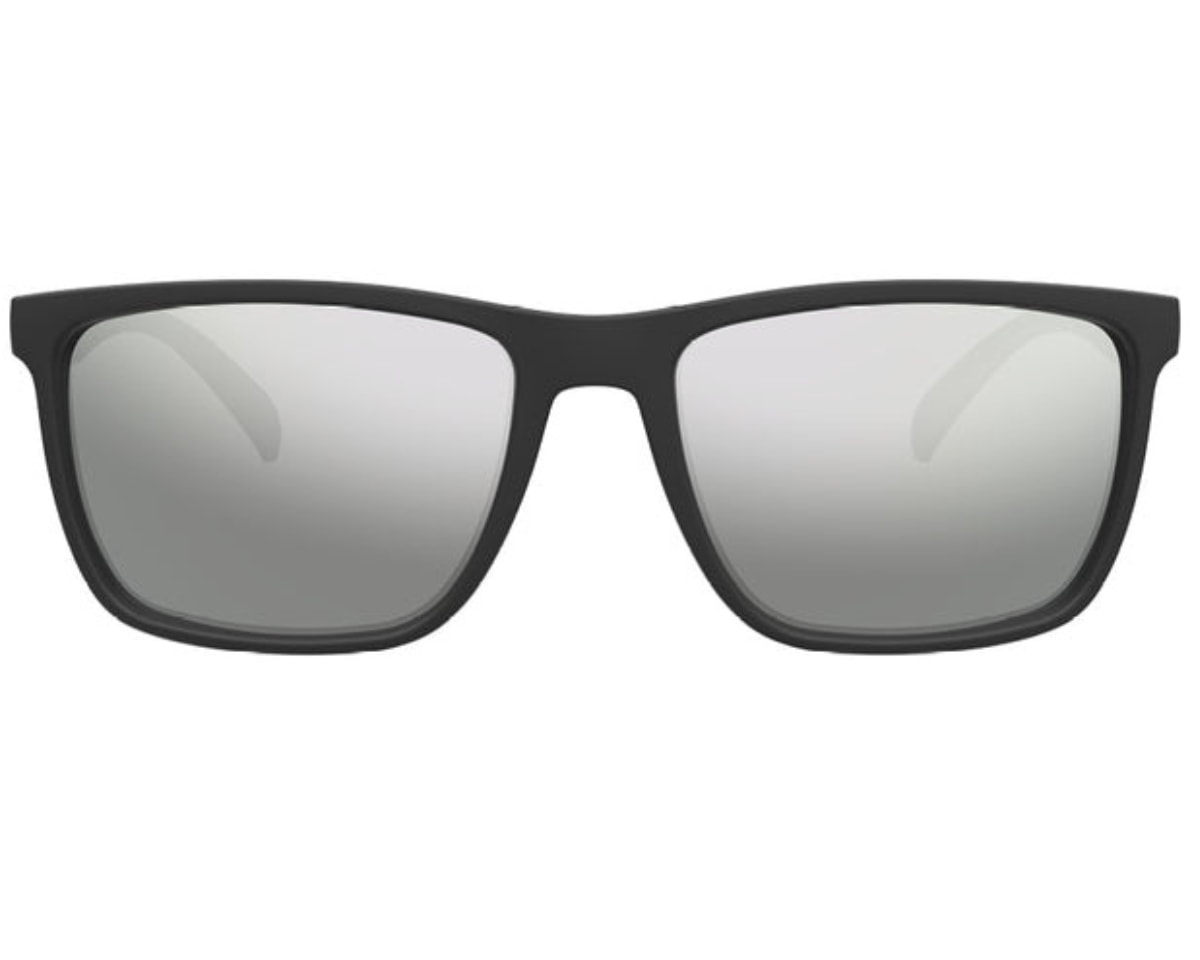 Óculos de Sol HB Iconic Matte Black Print Carbon Fiber Silver