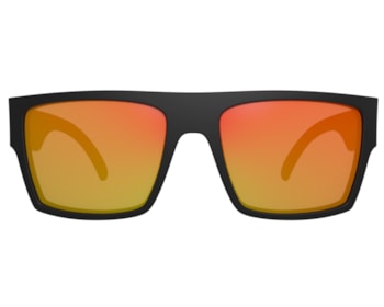 Óculos de Sol HB Loud Matte Black Red Chrome
