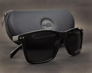 Óculos de Sol HB Nevermind Matte Black Gray Polarizado
