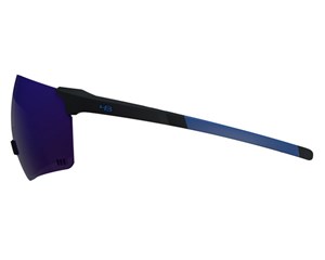 Óculos de Sol HB Quad R Matte Black Blue Chrome