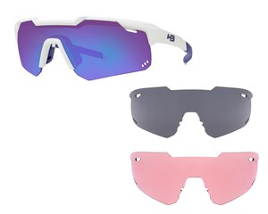 Óculos de Sol HB Shield EVO Mountain Kit 3 Multi Purple Grey Amber