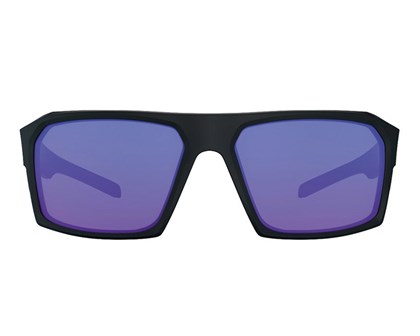 Óculos de Sol HB Split Carvin Matte Black D Blue Polarized Blue