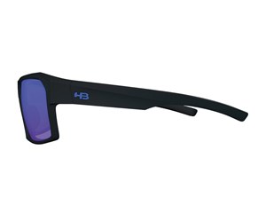 Óculos de Sol HB Split Carvin Matte Black D Blue Polarized Blue