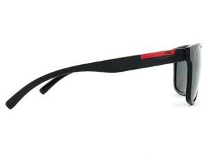 Óculos de Sol HB Underground Matte Black D Red Gray