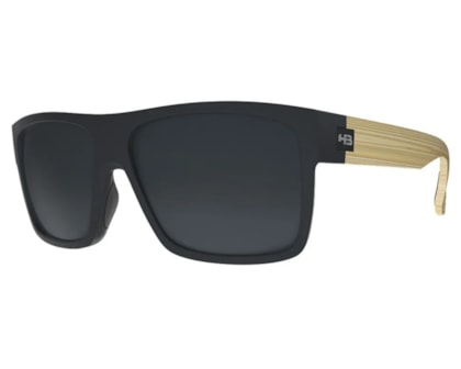 Óculos de Sol HB Would 2.0 0405 Matte Black Wood Polarized Gray