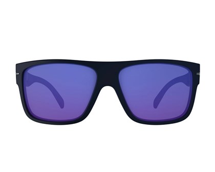 Óculos de Sol HB Would Matte  Black D Blue Blue Chrome