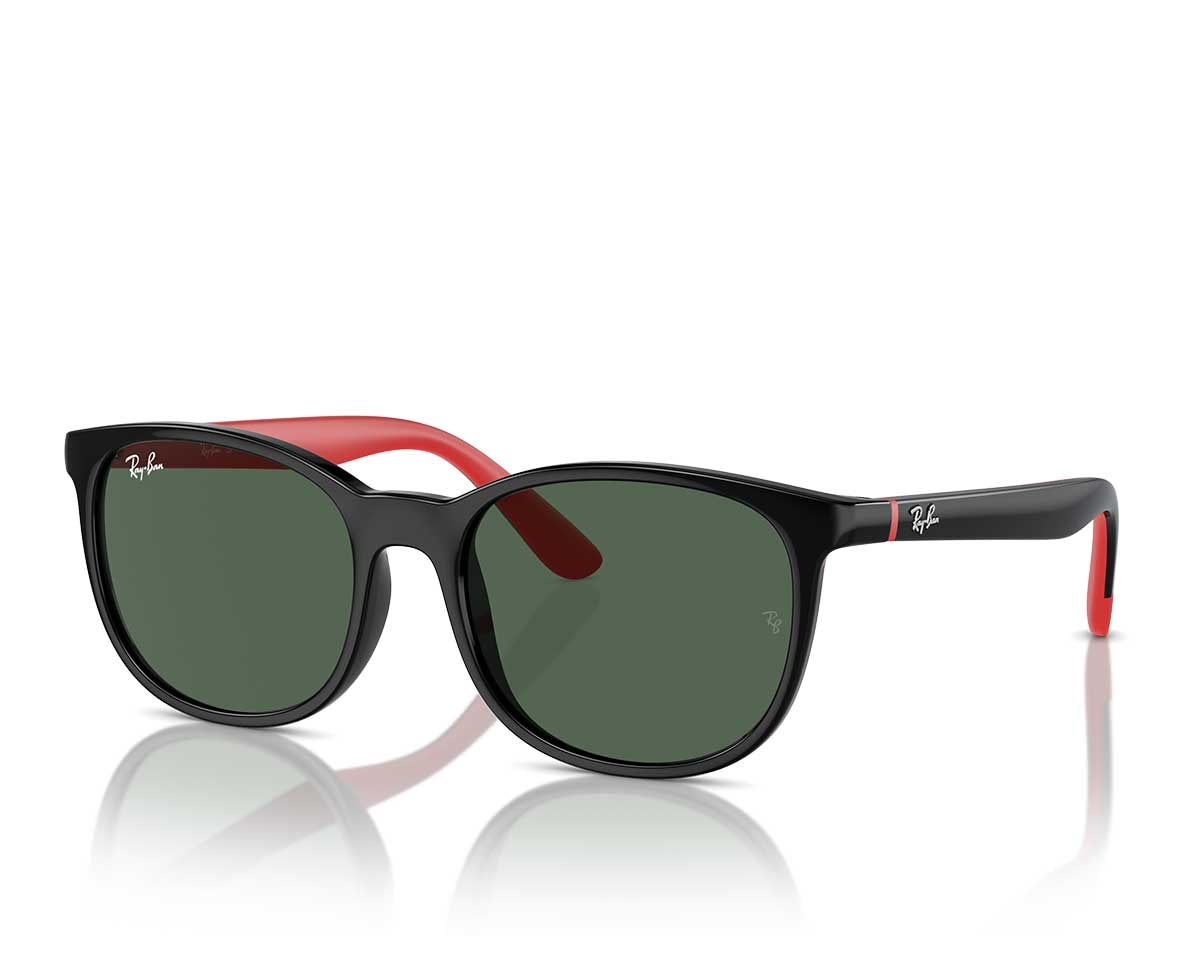 Óculos de Sol Infantil Ray Ban Black on Red RJ9079S 713171-49