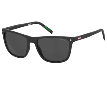 Óculos de Sol Levis Timeless Preto Fosco Polarizado LV5099/S 003-57