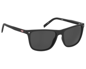 Óculos de Sol Levis Timeless Preto Fosco Polarizado LV5099/S 003-57