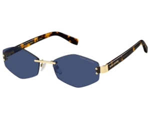 Óculos de Sol Marc Jacobs Contemporary Dourado Havana MARC496/S AIR LKS-57