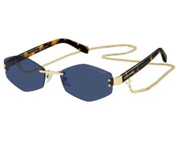 Óculos de Sol Marc Jacobs Contemporary Dourado Havana MARC496/S AIR LKS-57