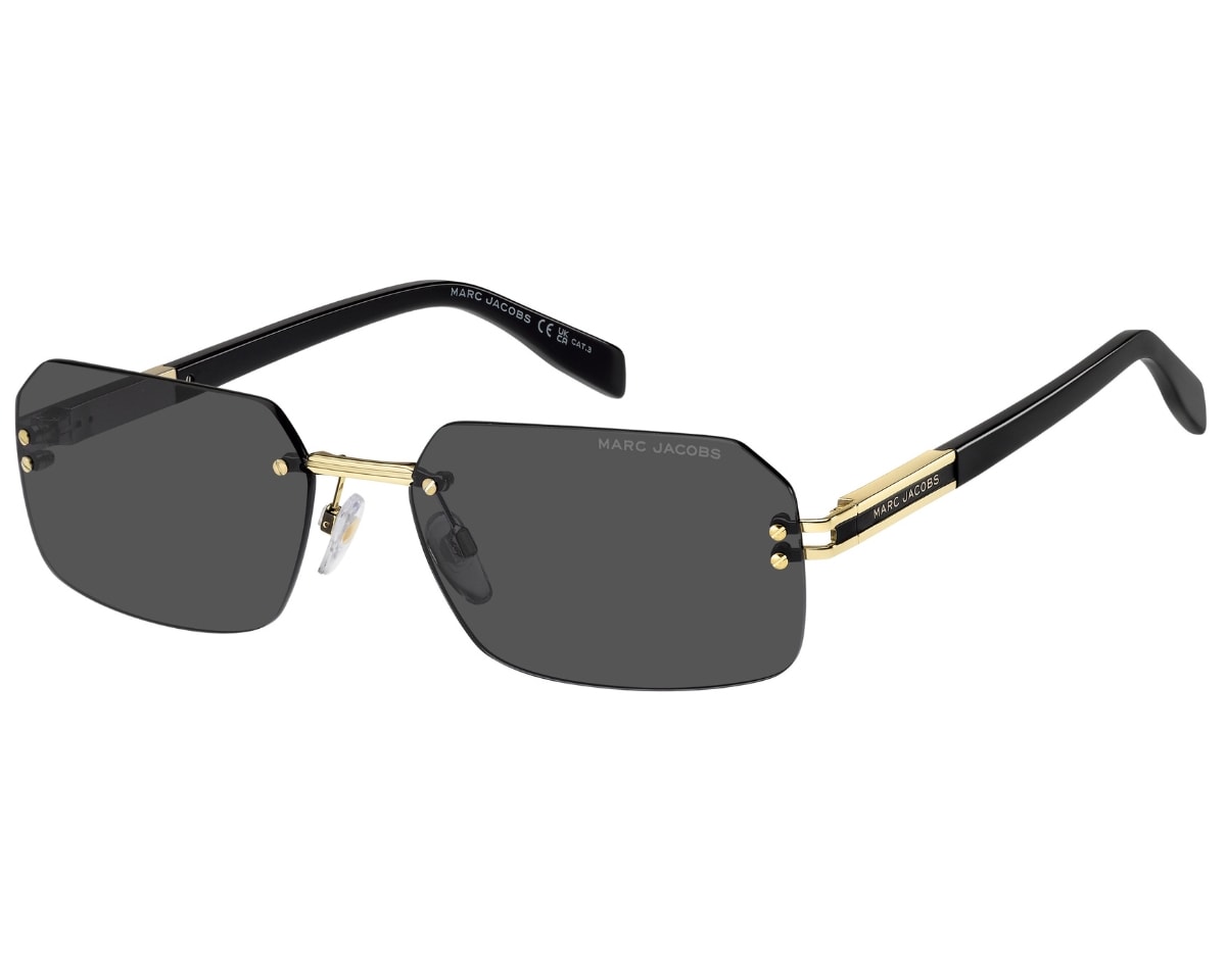 Óculos de Sol Marc Jacobs Dourado Preto MARC902/S RHL-60