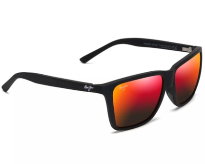 Óculos de Sol Maui Jim Cruzem Polarizado Preto MJ864-02A-57