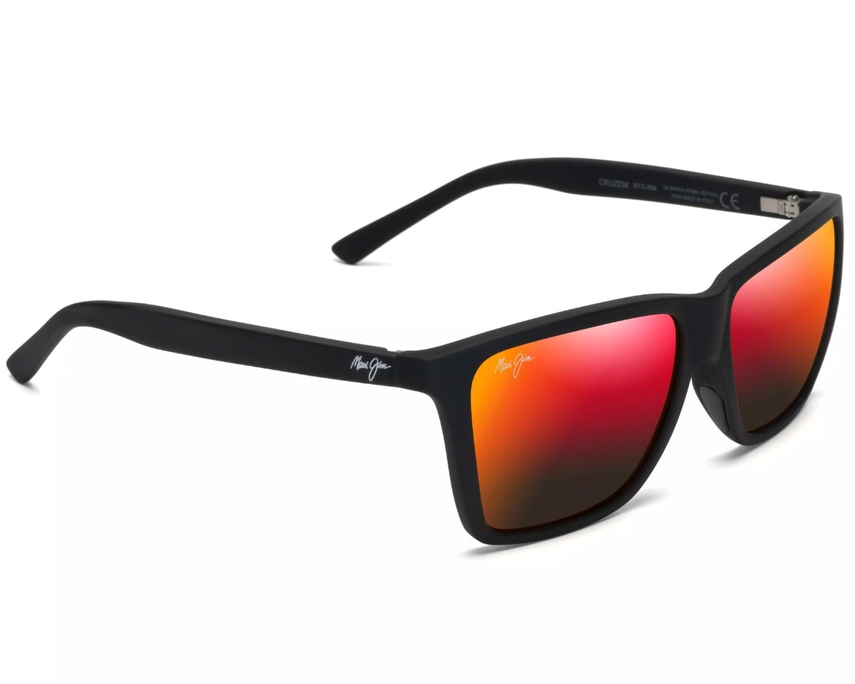 Óculos de Sol Maui Jim Cruzem Polarizado Preto MJ864-02A-57