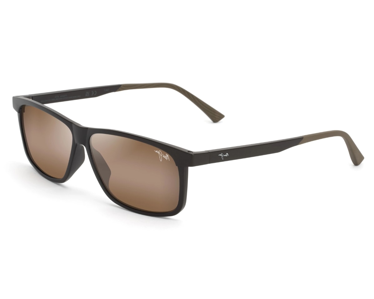 Óculos de Sol Maui Jim Pulama Polarizado Marrom MJ618 01-59