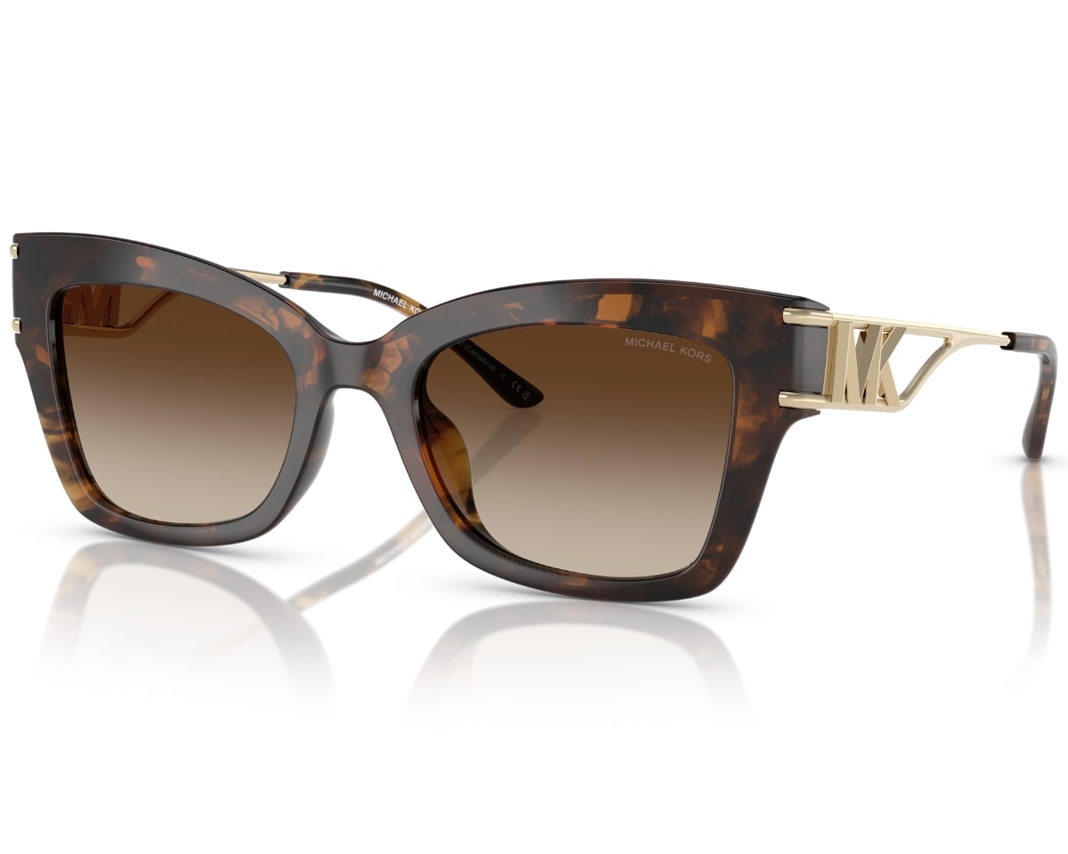 Óculos de Sol Michael Kors Glamour Marrom Tartaruga MK2237U 300613-52