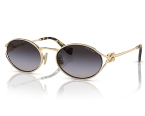 Óculos de Sol Miu Miu Dourado Cinza MU52YS ZVN5D1-54