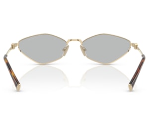 Óculos de Sol Miu Miu Dourado Cinza MU56ZS ZVN50K-56