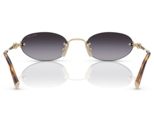 Óculos de Sol Miu Miu Dourado Cinza MUA54S ZVN5D1-51