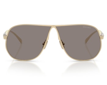 Óculos de Sol Miu Miu Dourado Cinza MUA56S ZVN80Q-66