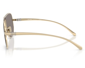 Óculos de Sol Miu Miu Dourado Cinza MUA56S ZVN80Q-66