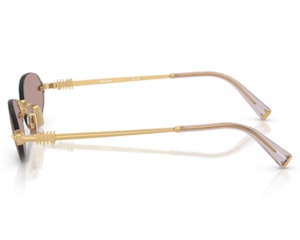 Óculos de Sol Miu Miu Dourado Marrom MUA54S 5AK20I-51